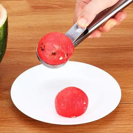 

Stainless Steel Ice Cream Scoop Ice Ball Maker Frozen Yogurt Cookie Dough Meat Balls Ice Cream Spoon Tools Watermelon Spoon