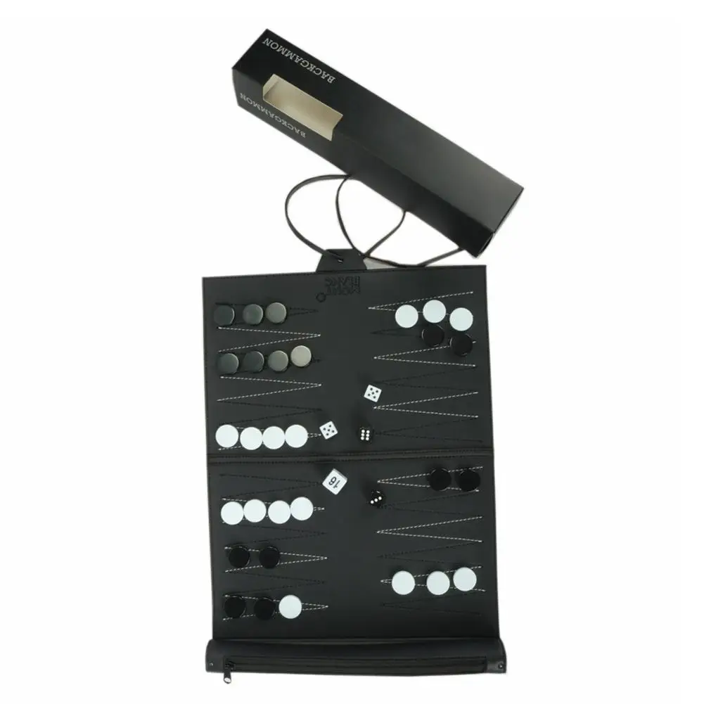 Кожаная шахматная доска нарды из искусственной кожи Международный шахматный