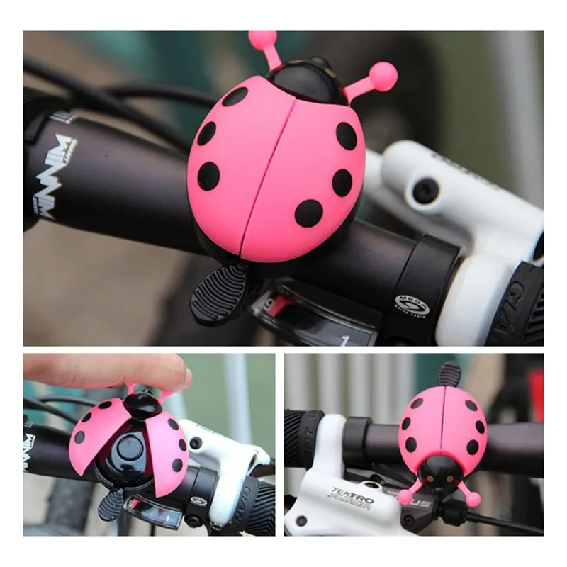 

Bicycle Bell Ring Beetle Cartoon Cycling Bell Lovely Kids Ladybug Bell Ring for Bike Ride Horn Alarm bicycle Accessories