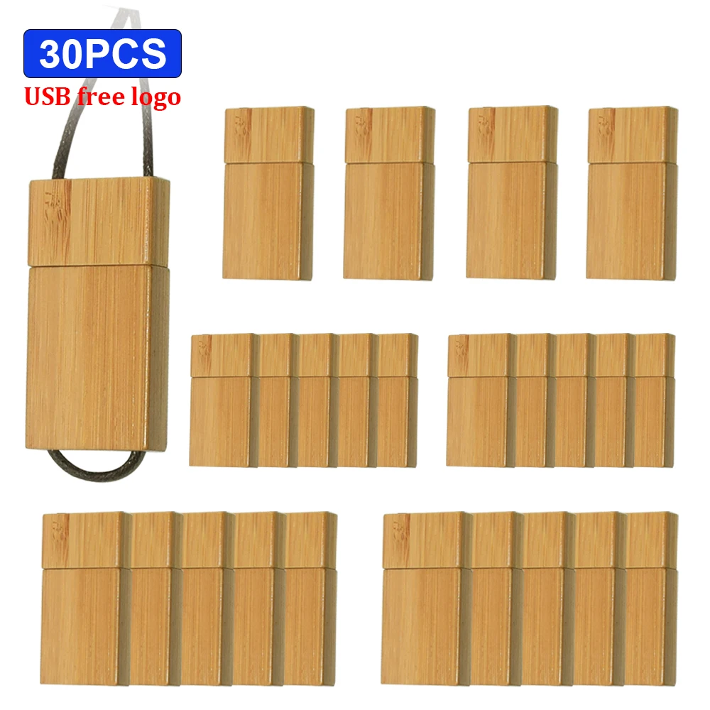 

Флэш-накопитель USB 2,0 30 шт./лот, 4 ГБ, 8 ГБ, 16 ГБ, 32 ГБ, 64 ГБ, 128 ГБ, свадебные подарки, флэш-накопители для бизнеса, флэш-диск U, деревянная коробка