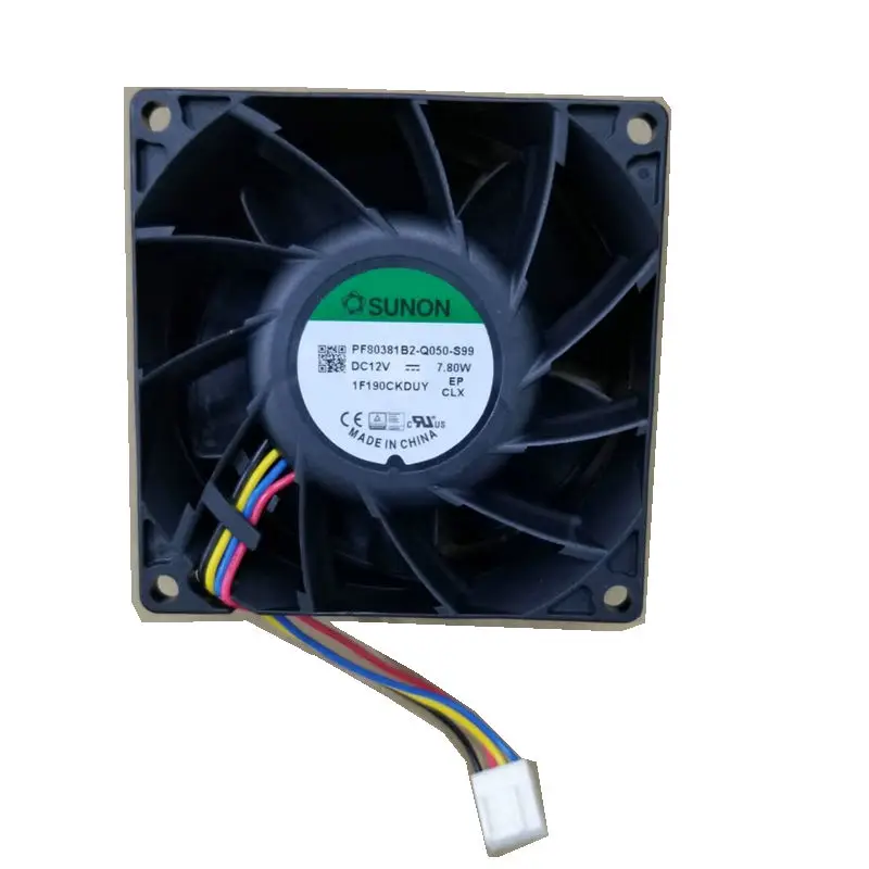 

for sunon PF80381B2-Q050-S99 8038 12V 7.80W 4WIRE cooling fan 80*80*38MM hzdo