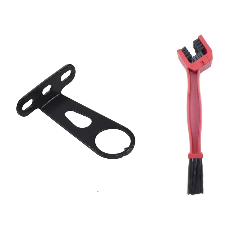 

Bicycle Part Metal Basket Stand Black with Cycling Bicycle Chain Crankset Brush Cleaner Cleaning Tool