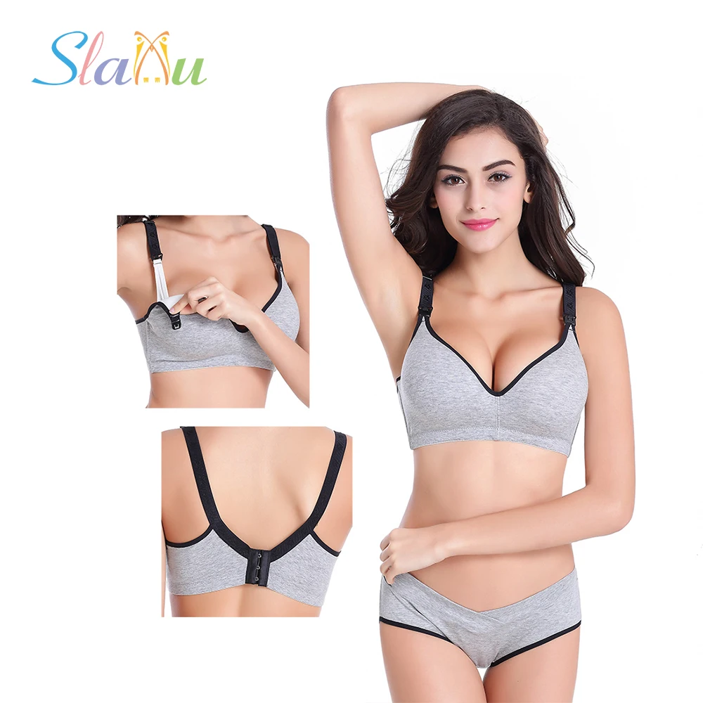 Комплект из бюстгальтера и нижнего белья хлопковый бюстгальтер для беременных