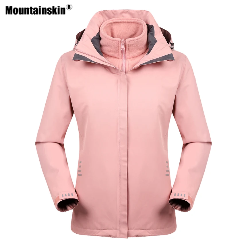 Mountainskin для мужчин и женщин 2 шт. куртка пеших прогулок спорта на открытом воздухе