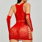 Сексуальное нижнее белье Фетиш открытые чулки с открытой промежностью женские черные сетчатые чулки боди Эротическое белье