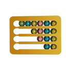 Держатель для капсул кофе, 24 чашки, подставка для кофейной станции, стойка для хранения кофейных капсул, принадлежности для капсул Nespresso