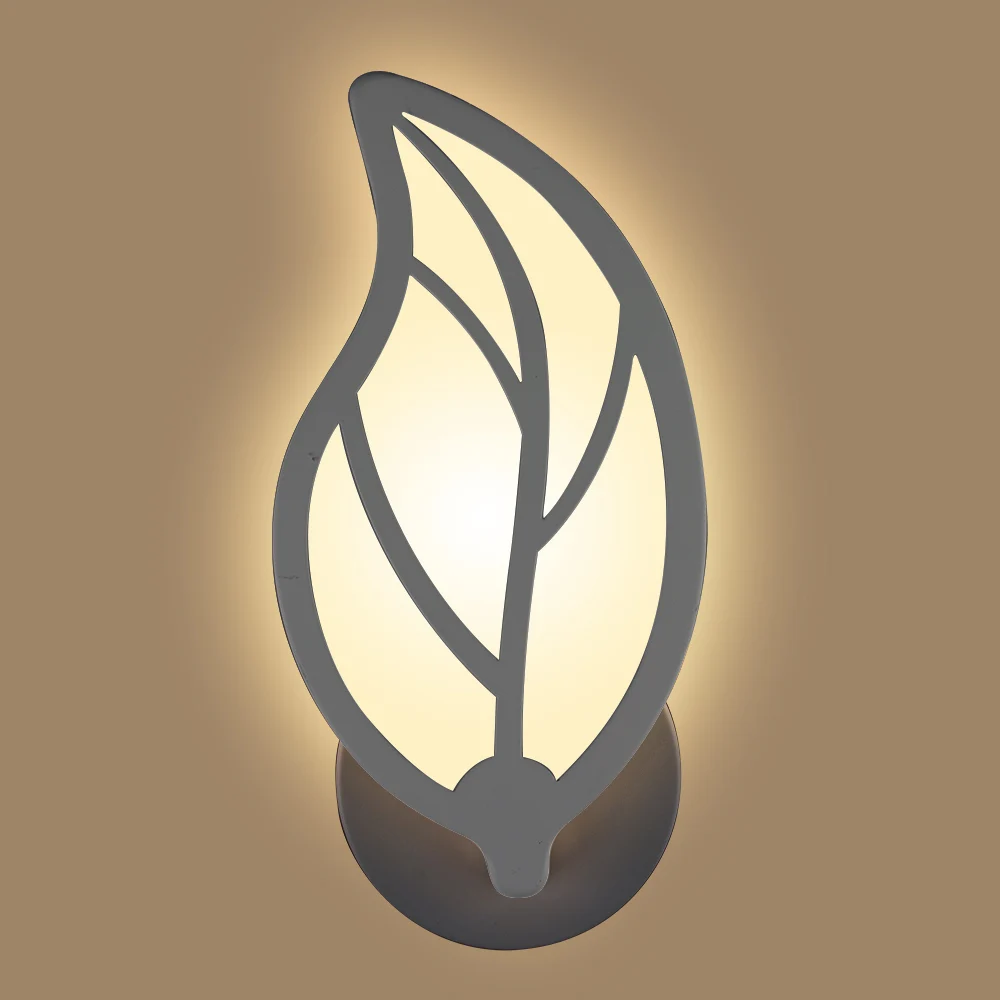 Белый акриловый современный светодиодный настенный светильник бра для дома