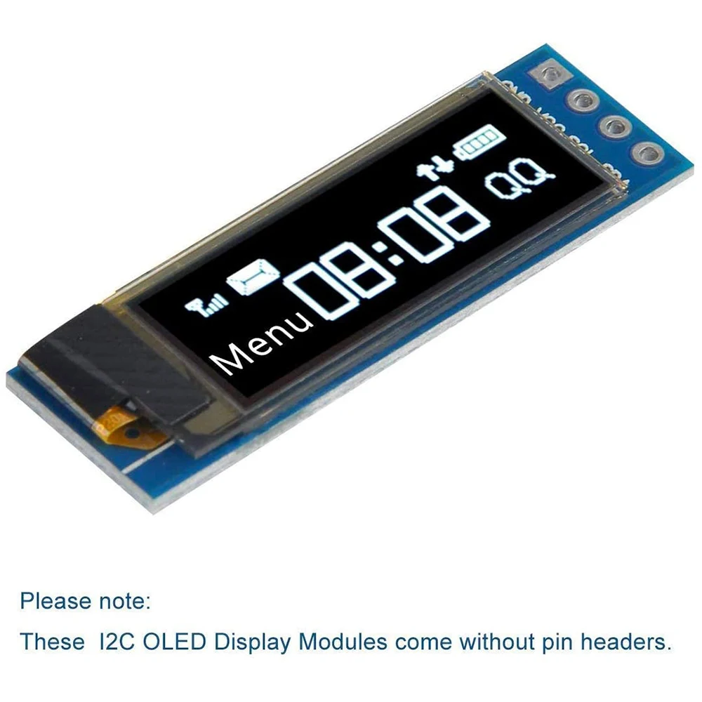 Модуль ЖК-дисплея I2C на органических светодиодах 0 91 дюйма модуль дисплея SSD1306