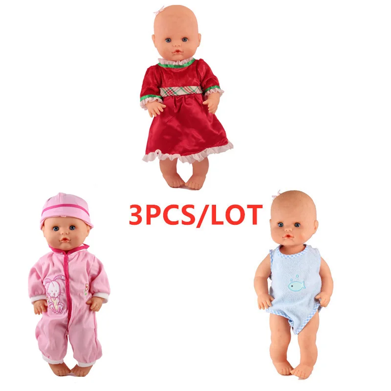 style 5 35 см Nenuco кукольная одежда Nenuco Ropa y su Hermanita, 3 шт., 1 синее флокирование, кружевное платье, 1 красный комбинезон с овечьей шерстью, 1 комплект одежды 3 в 1 - Цвет: style 5