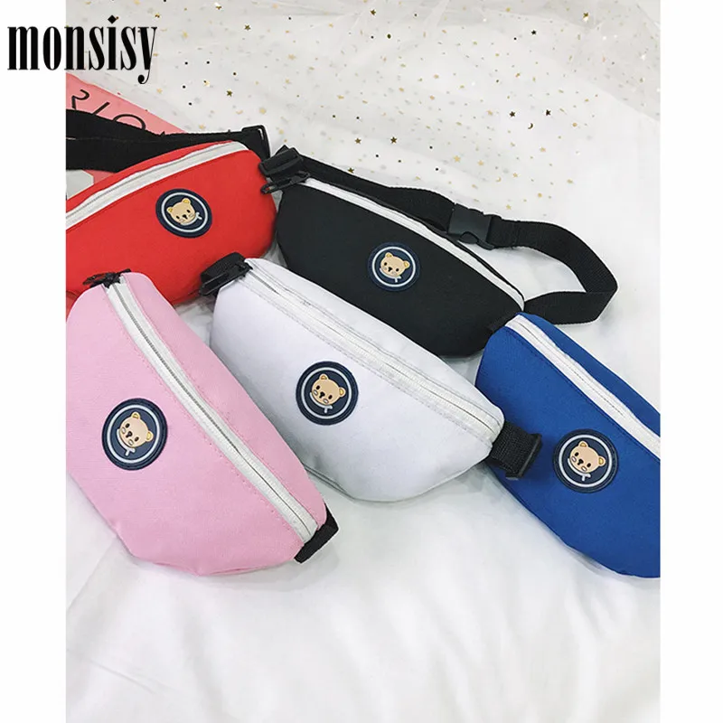 Детская поясная сумка Monsisy детская для мальчиков и девочек нагрудная с милым
