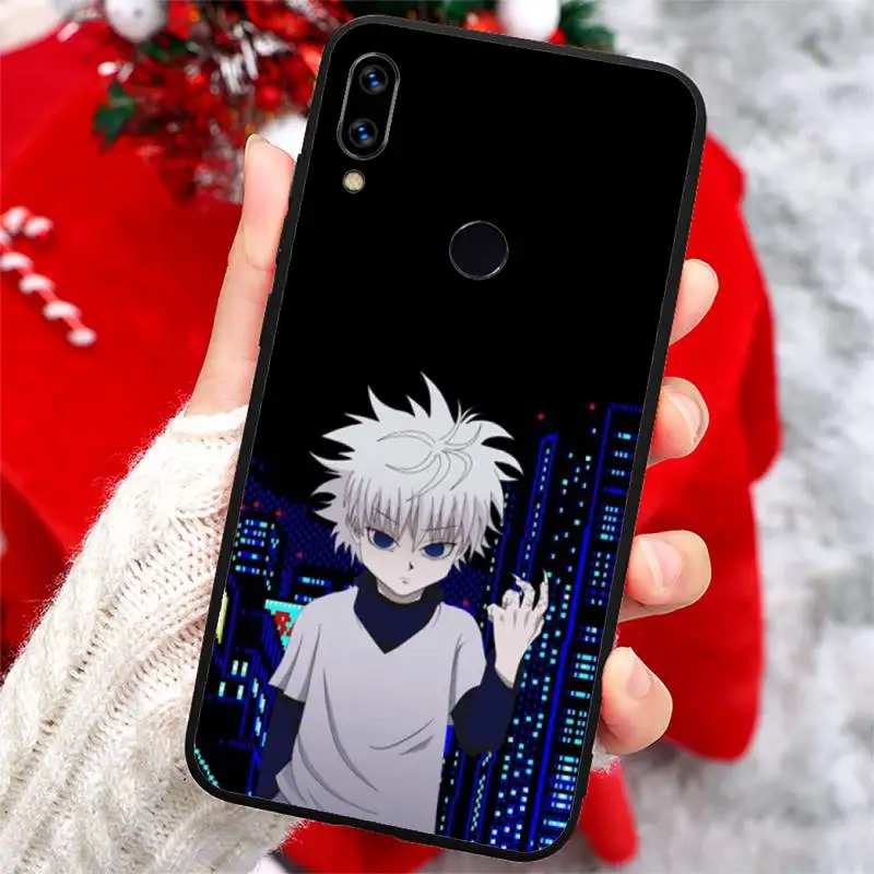 

Anime Hunter X Hunter Killua Phone Case For Xiaomi Redmi note 7 8 9 t k30 max3 9 s 10 pro lite