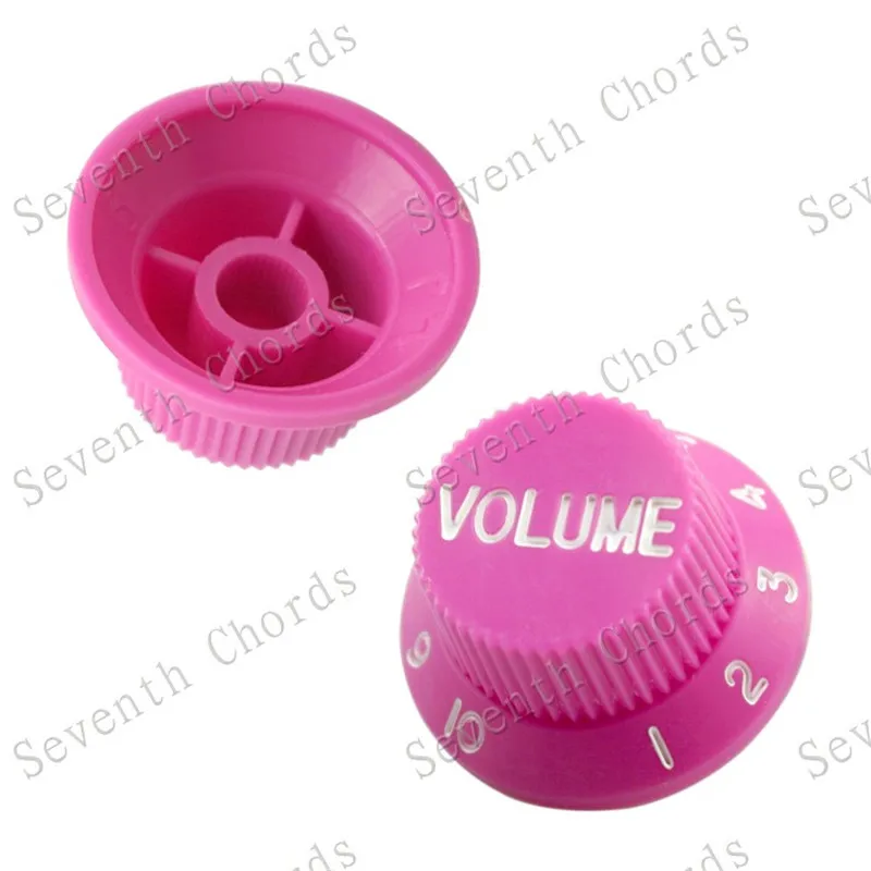 Аксессуары для гитары крышка ручки электрогитары розового цвета потенциометра
