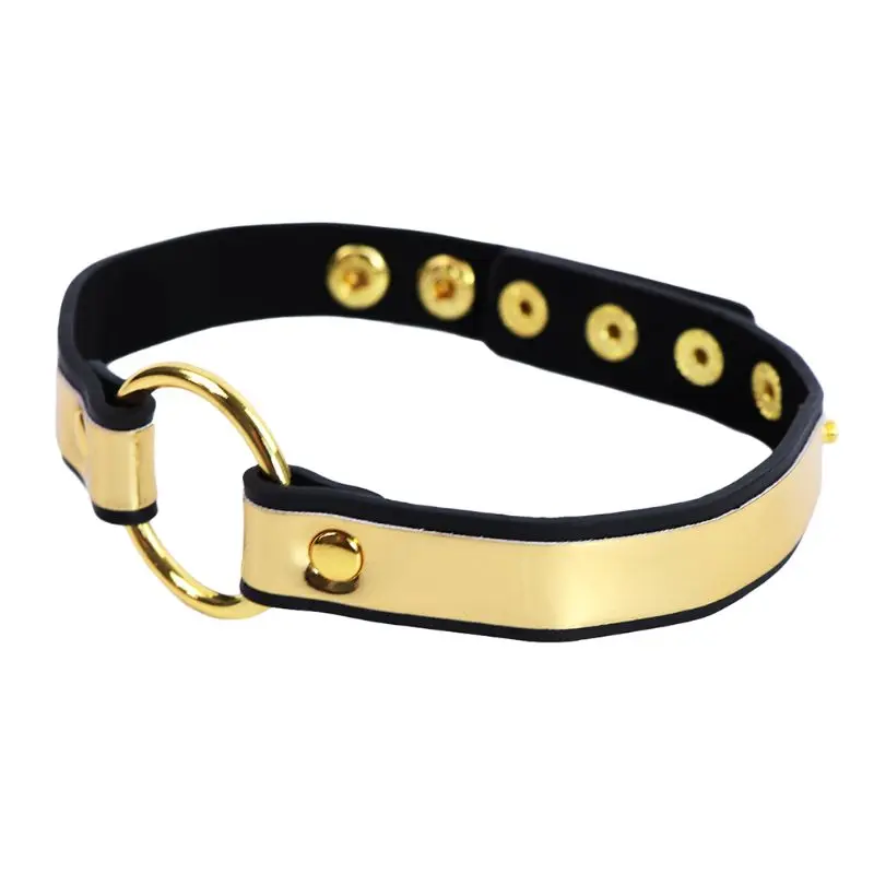 BDSM Restraint Fetish PU Leather Neck Collar Choker Bondage Sex Toys for Women Adult Games | Красота и здоровье
