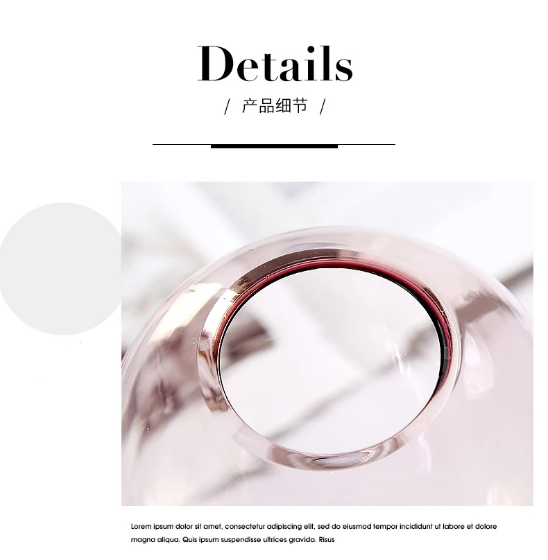 Европейский стиль простая ваза креативный INS стеклянный цветок гостиная