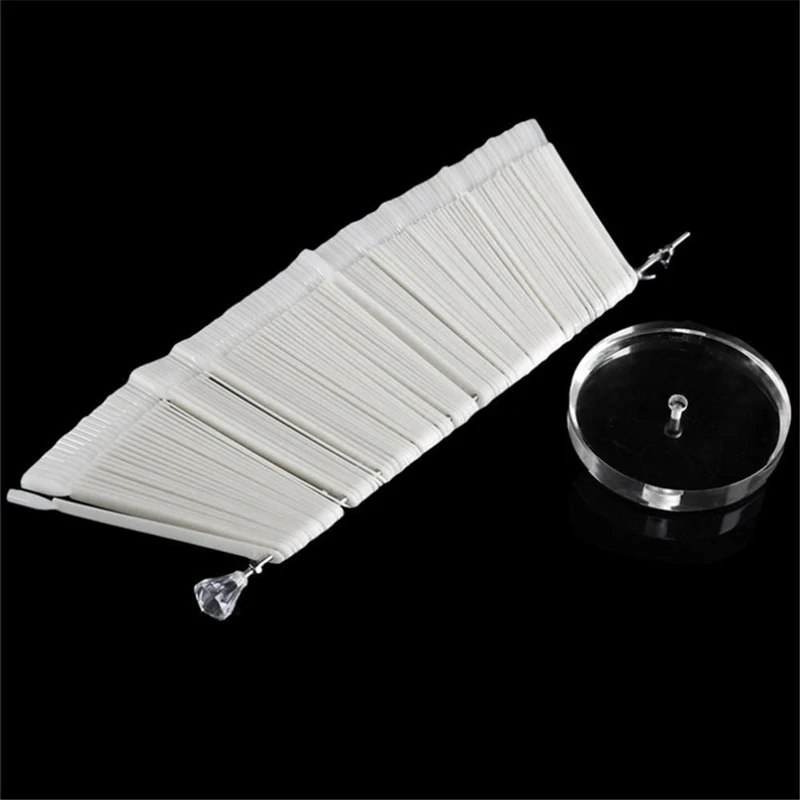 120 шт. накладные ногти Практика Советы палочки Дисплей стенд спираль полка для