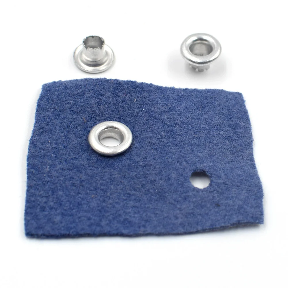 500 наборов металлических петель трещин Алюминиевые 4 мм полые заклепки объемный