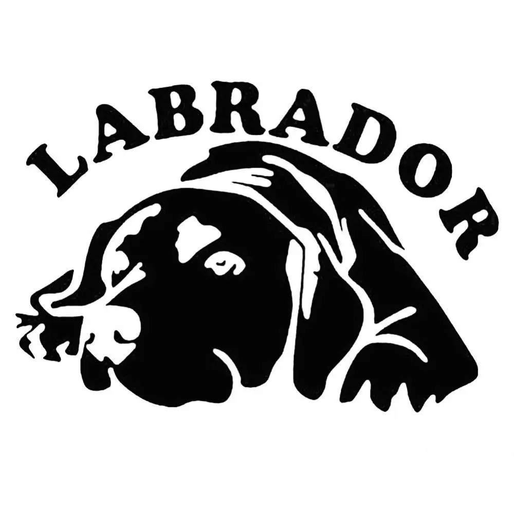 

80% Dropshipping!!Cute Labrador Dog Car Vehicle Body Window Reflective Decals Sticker Decoration