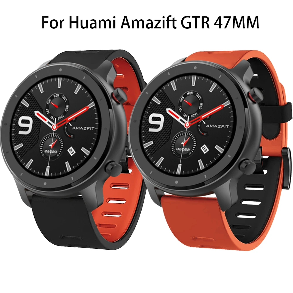 

Сменный силиконовый ремешок для смарт-часов Huami AMAZFIT GTR, 47 мм, для Garmin vivoactive 4