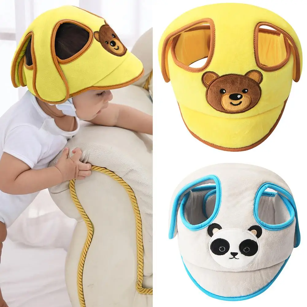 

Soft Baby Anti-fall Head Protection Cap Adjustable Anti-collision Helmet