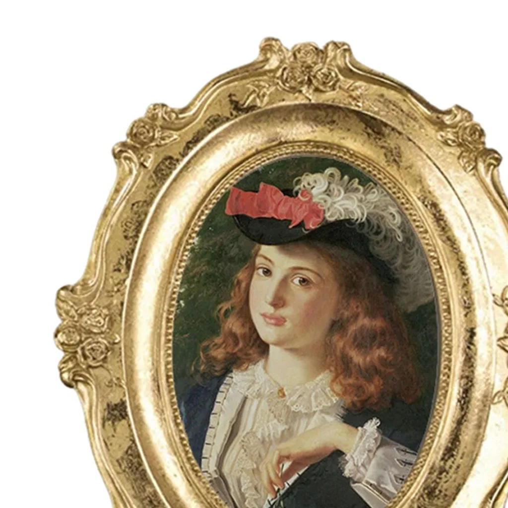 Фоторамка декоративное украшение золотистый классический держатель для