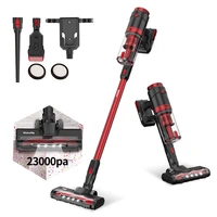 vistefly vx cordless vacuum cleaner 250w 23kpa strong suction operating time up to 50 min with led front lights 2 in 1 brush