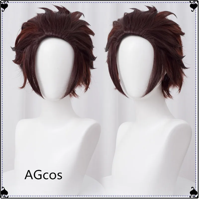 

Demon Slayer Kamado Tanjirou Cosplay Wig