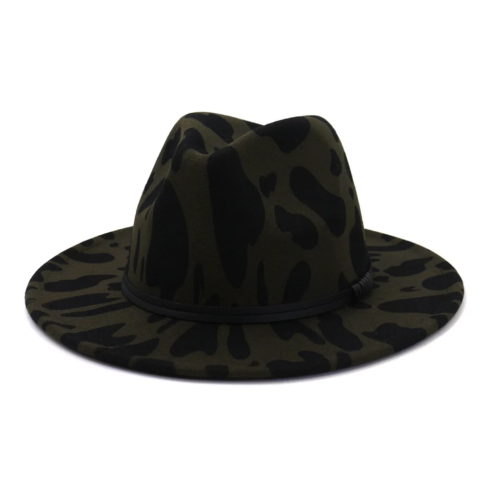 Новое поступление 2020 шляпа Федора для мужчин и женщин на осень зиму с коровьим