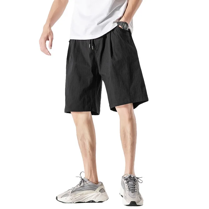 

BOLUBAO Men's Casual Shorts Summer Comfort Shorts Plus Size 5XL Male Streetwear Solid Loose Fashion Pocket Short Homme