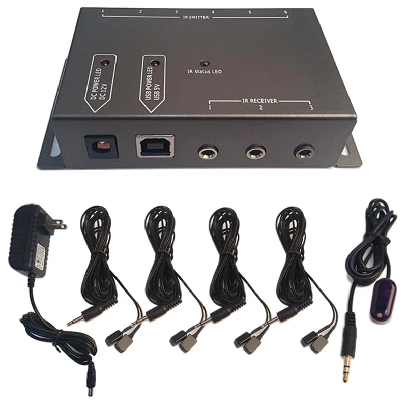 ИК-пульт дистанционного расширителя транспондер 1 приемник 8 излучателей