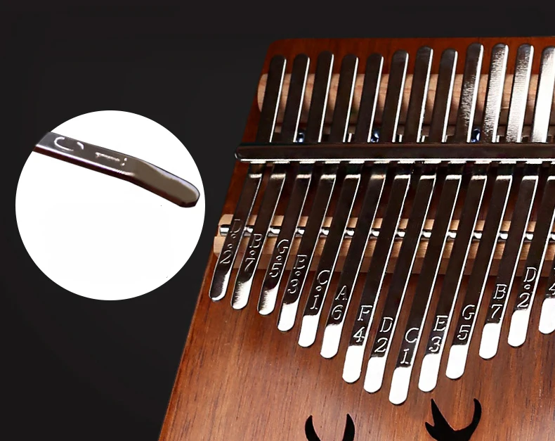 17 клавиш Kalimba Sanza «пианино для больших пальцев» Африканский палисандр цельная доска палец сумка для фортепиано Cega клавиатура Marimba деревянный музыкальный инструмент