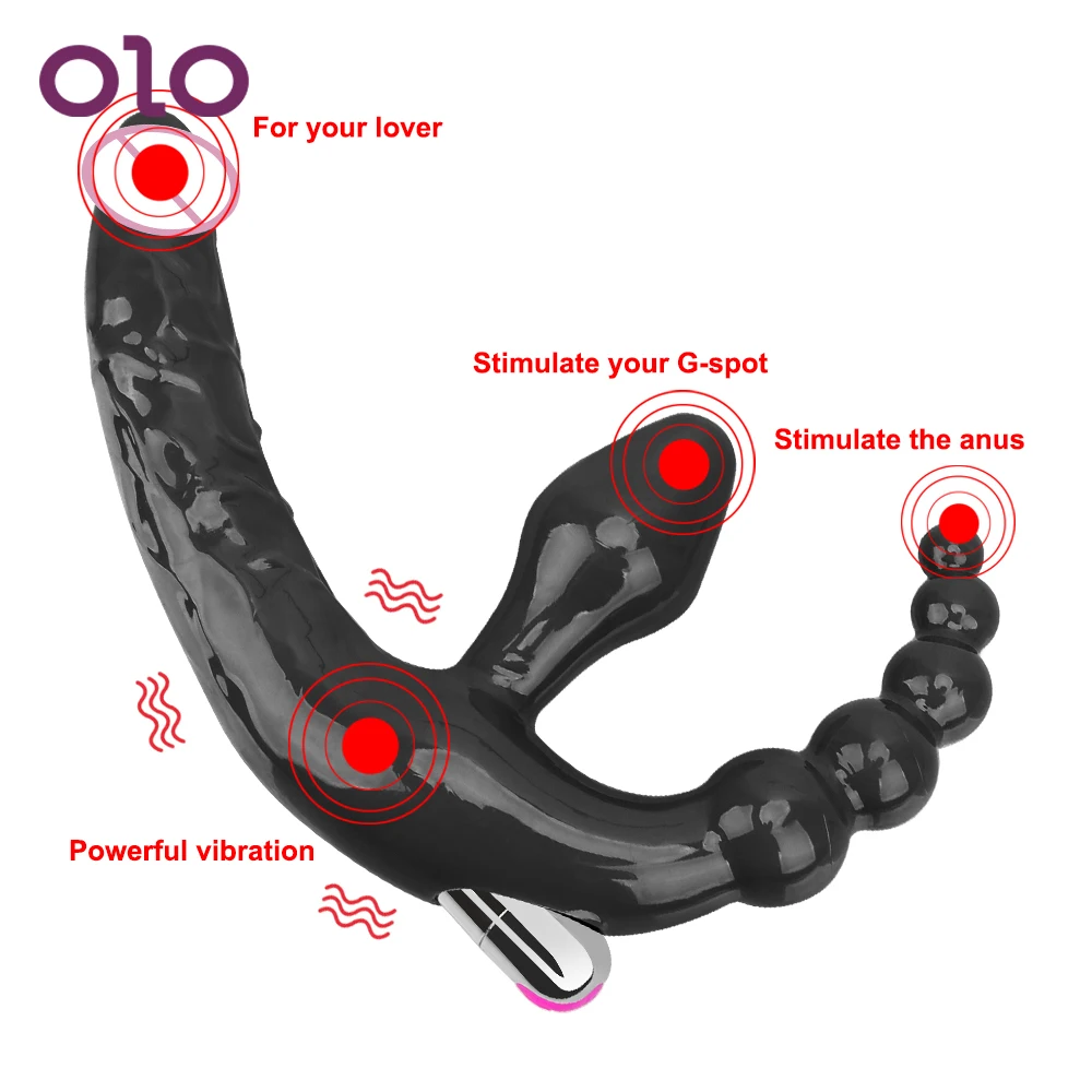 Анальные шарики OLO секс игрушки для мужчин и женщин фаллоимитатор без бретелек