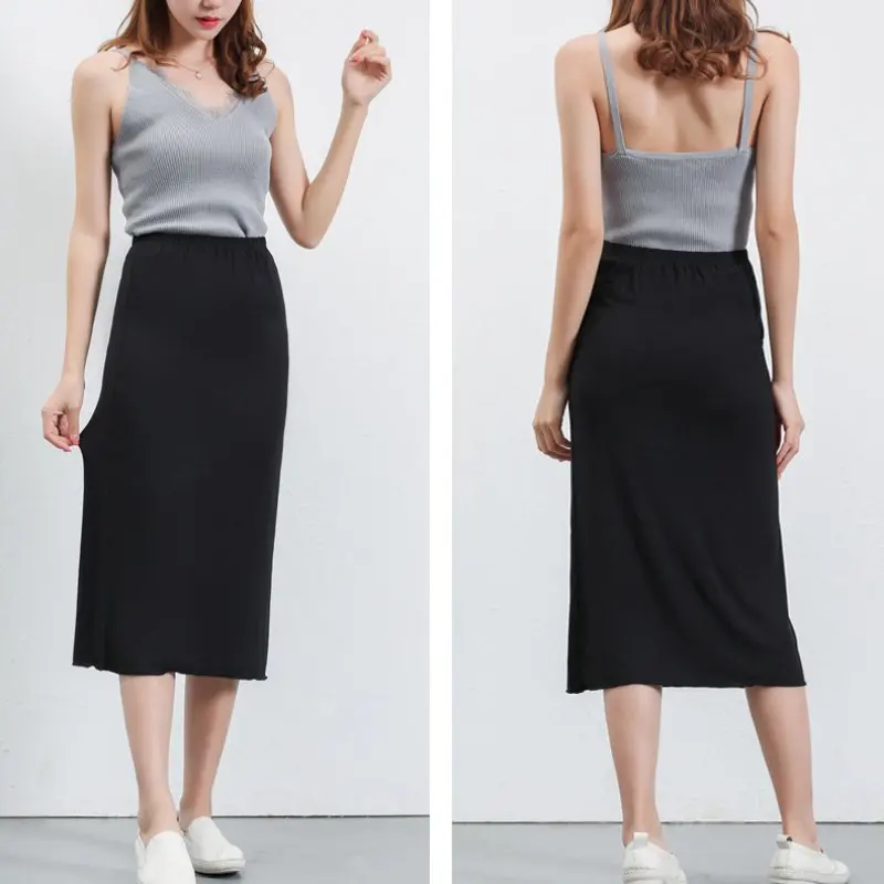 Х Женская юбка женская Модальная Сексуальная Однотонная юбка-карандаш в длинном