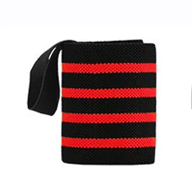Red Four Stripes ROEGADYN, для взрослых, камуфляж, поддержка запястья, скоба, Кроссфит, напульсники, для мужчин, черный, спортивный, напульсник, для тенниса, для рук, защита запястья, пара - Цвет: Red Four Stripes