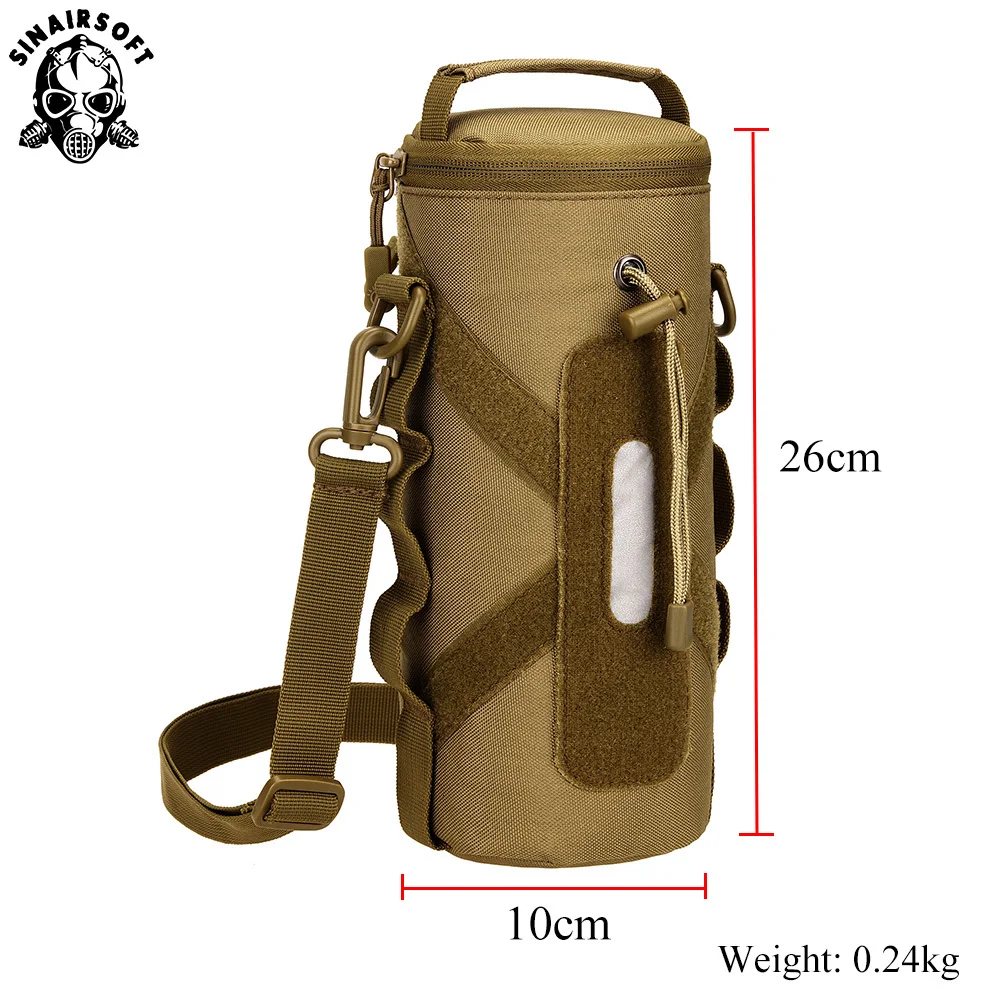 SINAIRSOFT Новинка 1000 мл тактическая Сумка Molle для бутылки воды нейлоновый военный рюкзак чехол для фляги кобура открытый дорожный чайник сумка