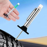 tyre measuring pen car accessories color coded universal tyre tread depth measuring tool cylindrical 25mm depth gauge for car