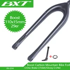 Углеродная вилка BXT 29er MTB boost, Велосипедная вилка для горного велосипеда, Велосипедная вилка с дисковым тормозом, коническая Велосипедная вилка 110*15 мм, вилка с сквозной осью