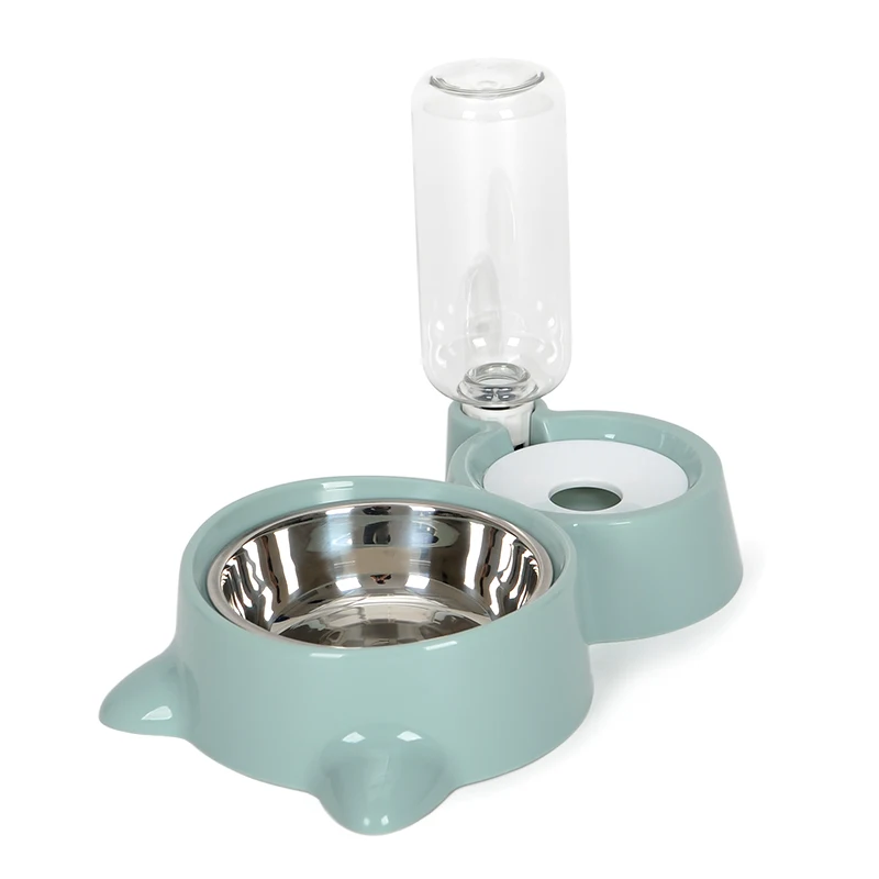 

newdog bowl cat bowl double bowl automatic drinking water basin dog bowl cat water bowl anti overturning rice basin pet products