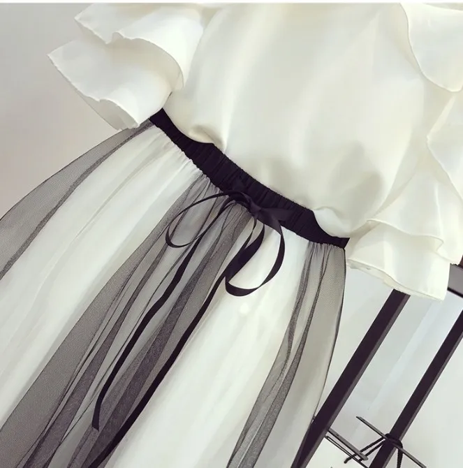 Новинка летняя женская простая шифоновая рубашка с открытыми плечами и цветная