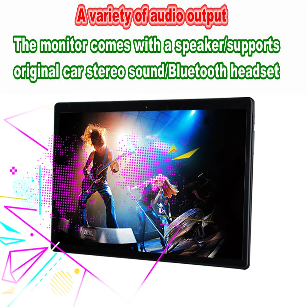 

11.6-inch Android 9.0 2GB+32GB car headrest monitor touch screen1080P video WIFI/Bluetooth/USB/SIM/SD/TF/FM/Miracast/video phone