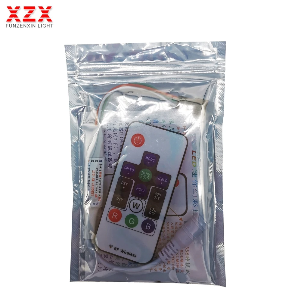 14 клавиш rgb пульт Беспроводной дистанционного Управление мини RF Led DC5V 24V Sp103E WS2812
