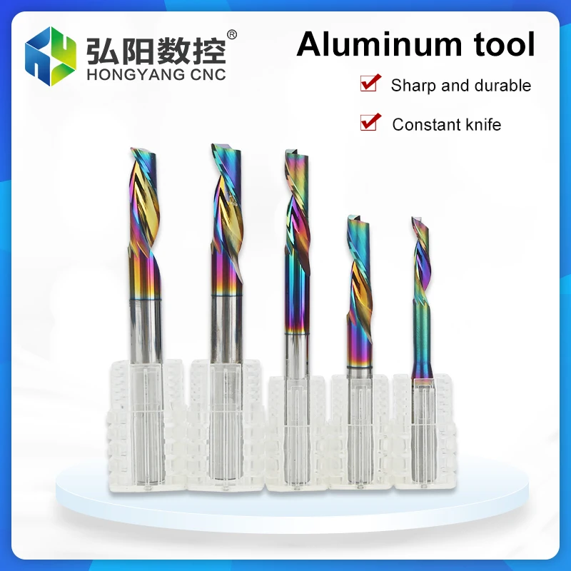 

Single-Edge CNC Tool, Metal Milling Cutter, Cemented Carbide Coated Tungsten Steel Drill Bit For Woodworking Metal Aluminum