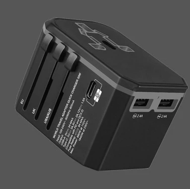 Универсальный дорожный адаптер PD QC3.0 33 Вт Международный питания для смартфона