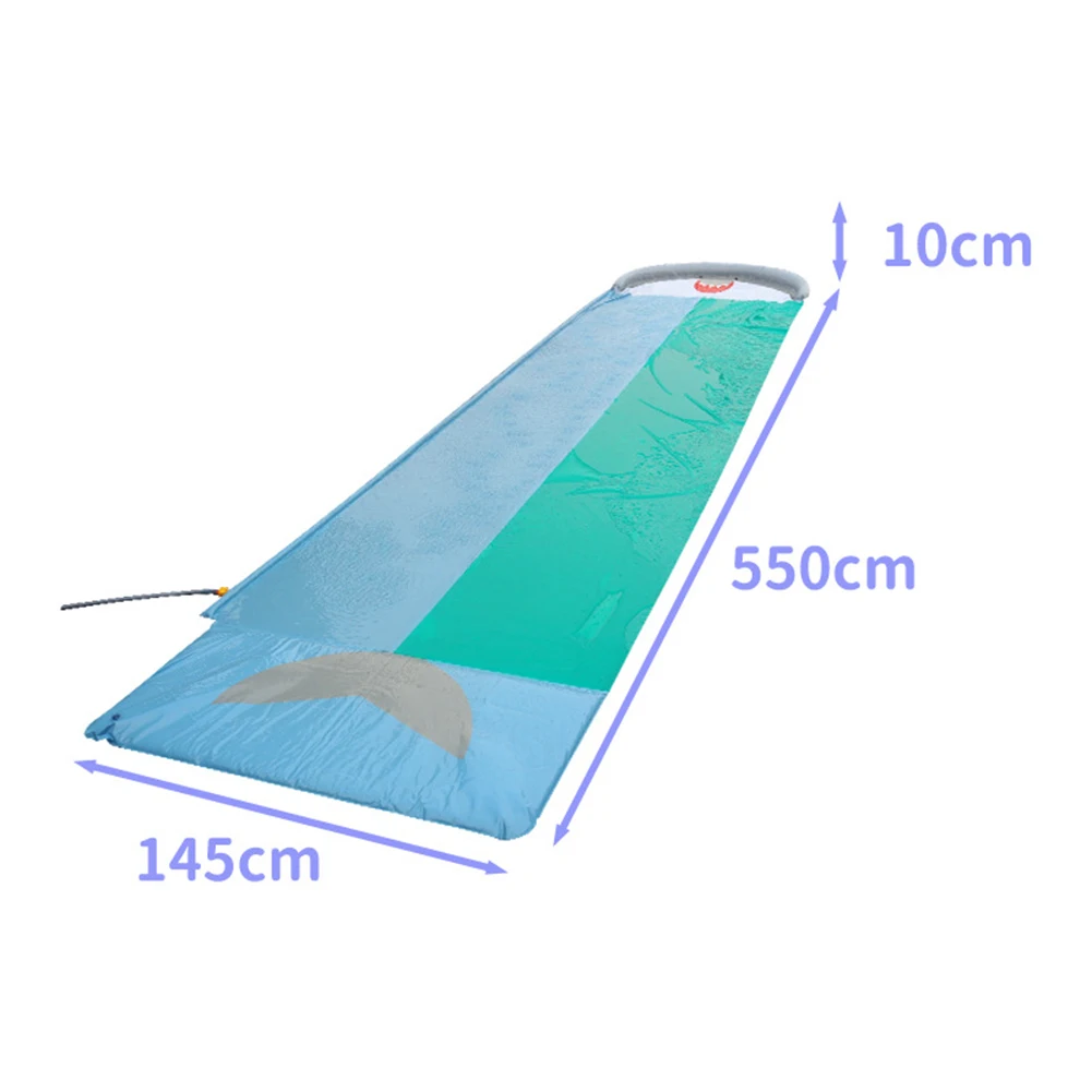 

Single And Double Surfing Water Slide Pvc Inflatable Water Slide Grass Basking Mat Outdoor Children's Water Playing Toy