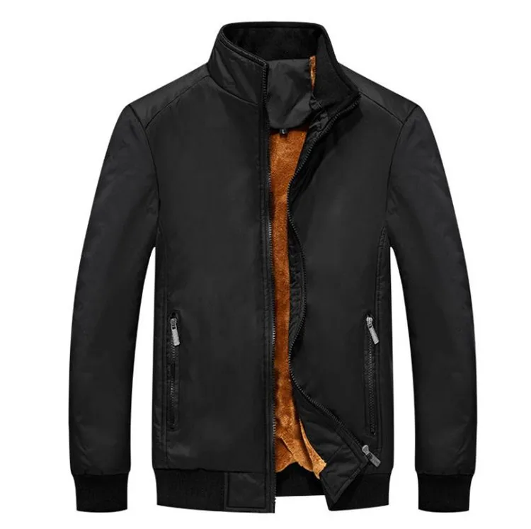 

Мужские зимние куртки, вельветовое теплое Мужское пальто, однотонная хлопковая куртка для мужчин среднего возраста, модная куртка, зимнее п...