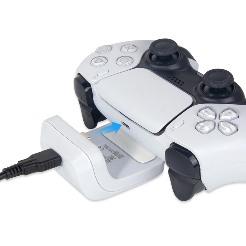 Беспроводной контроллер зарядное устройство для PS5 съемный компактный порт