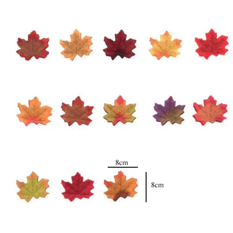 Декор для дома Искусственный Кленовый лист имитация искусственные осенние
