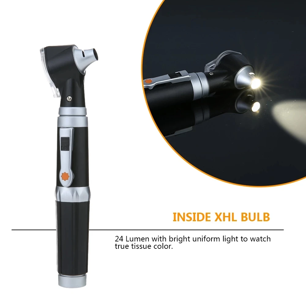 Профессиональный отоскоп Ушная палочка медицинский набор лампа XHL