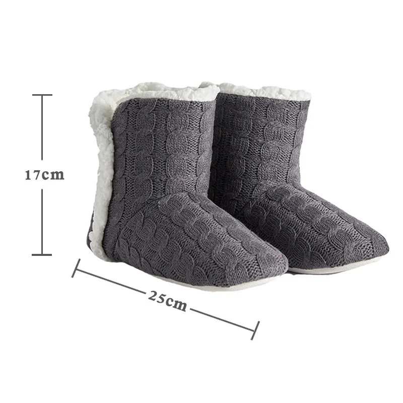 

2020 new women autumn and winter thickening plus velvet floor socks adult home slippers warm carpet confinement socks