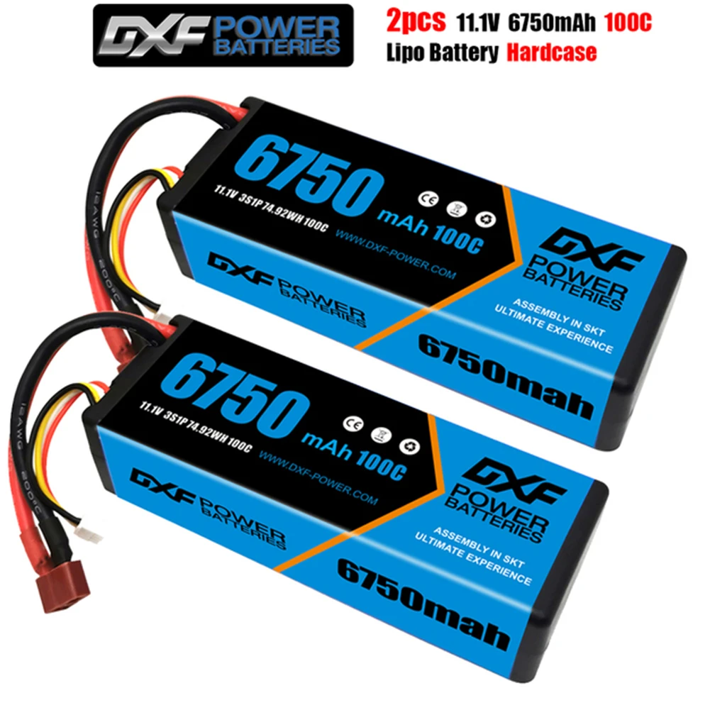 DXF-bater&iacute;a Lipo 2S 3S 4S, 7,4 V, 7,6 V, 11,1 V, 14,8 V, 5200MAH, 6300MAH, 6500MAH, 6750MAH, 8000MAH, 100C, 110C, 120C, 200C, 220C, 240C-4