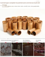 multiple chinese medicine carbonized bamboo pot pot bottom cupping massage cervical back plantar cupping chinese cupping set